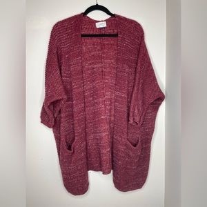 Burgundy Cardigan